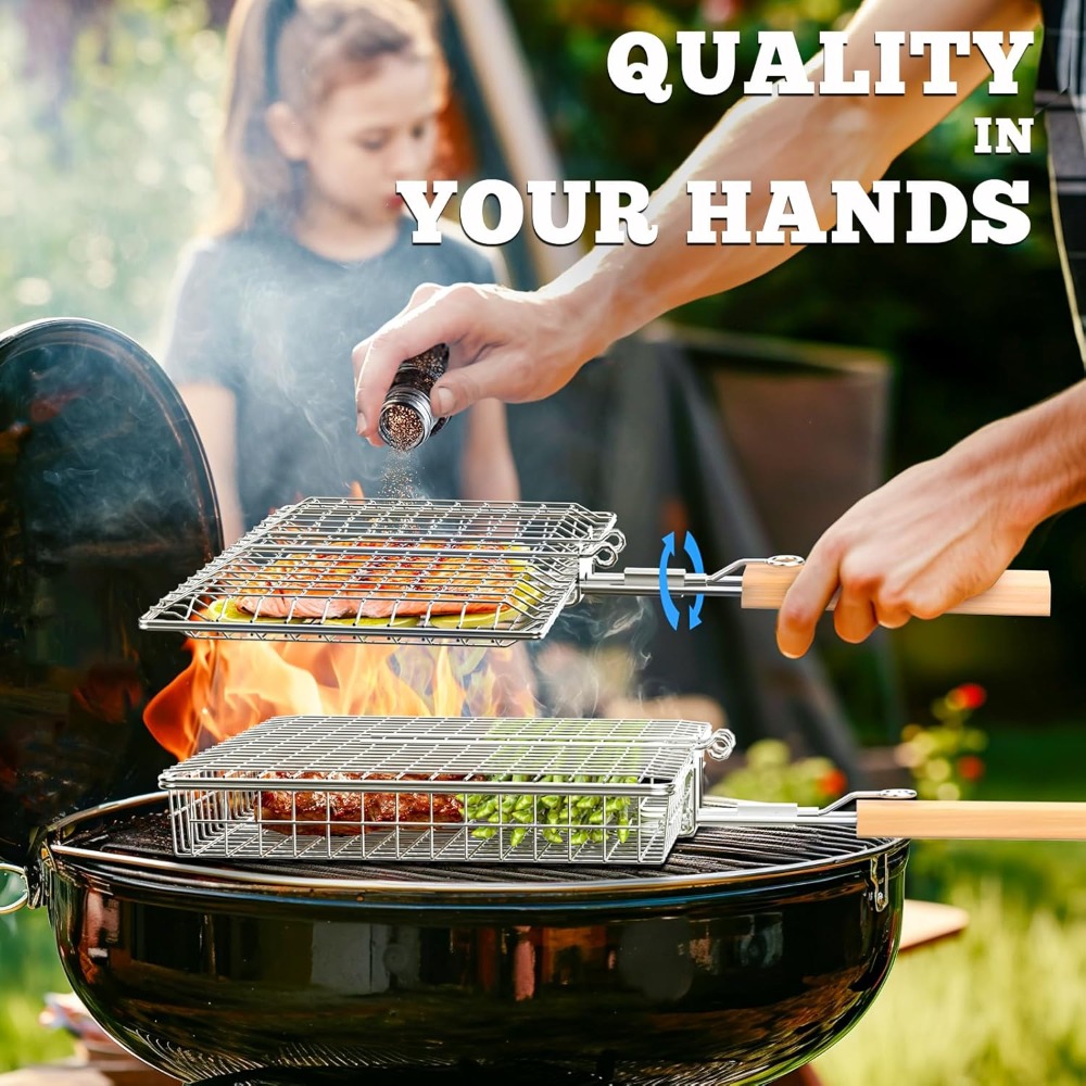 Fish Grill Basket Set, Removab - Nesting Camping Cooking Set recensie en prijs