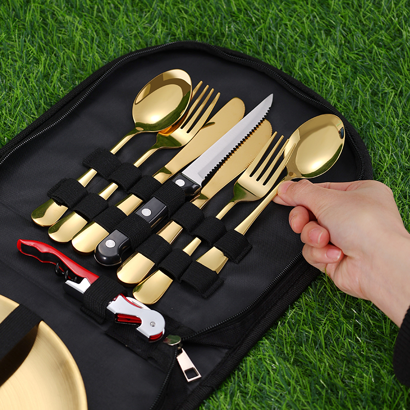 10Pcs Camping Tableware Set 30 - Camping Cooking And Eating recensie en prijs