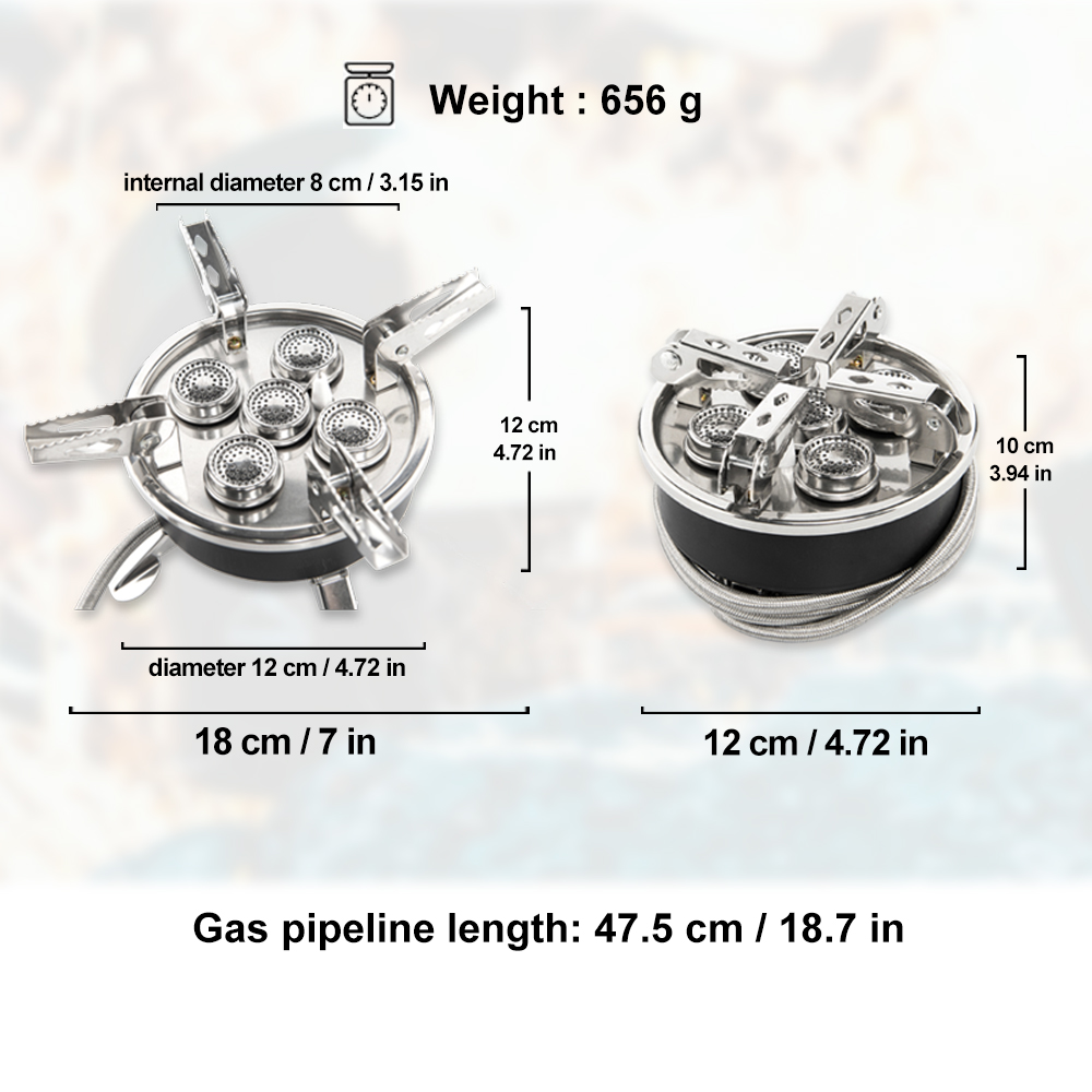 Widesea Camping 8800W Gas Stov - Camping Cooking Equipment Gas recensie en prijs