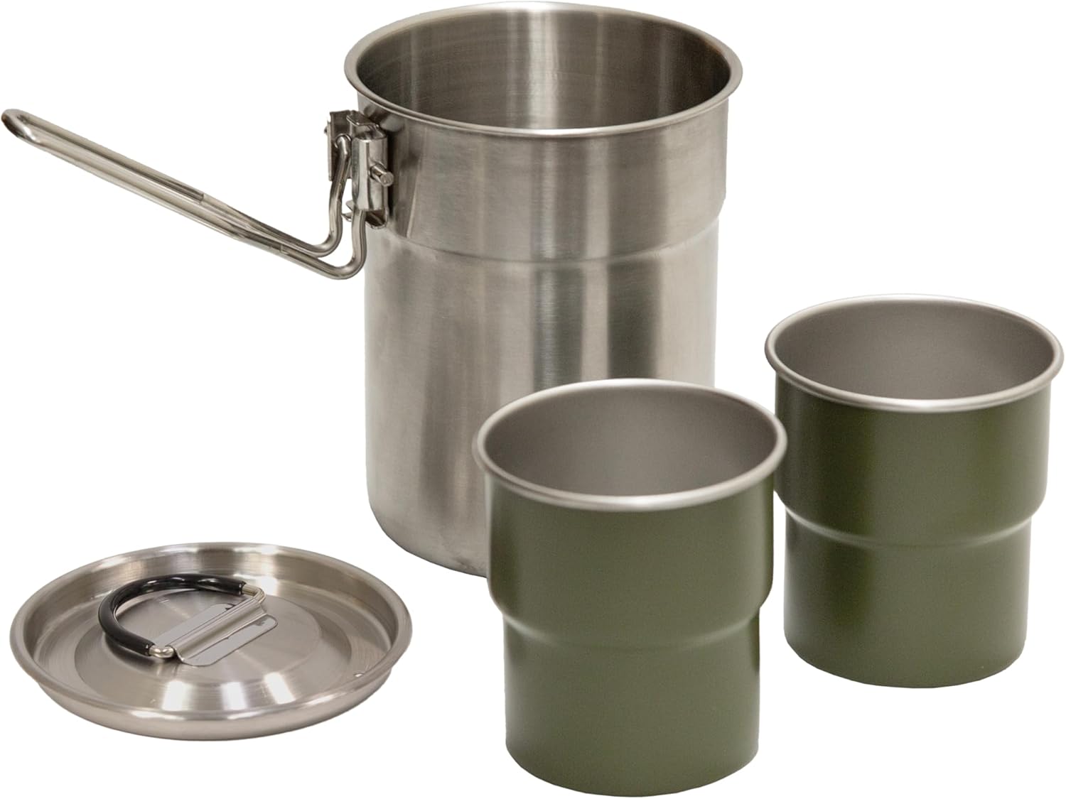 Stainless Steel Camping Cookwa - Nesting Camping Cooking Set recensie en prijs