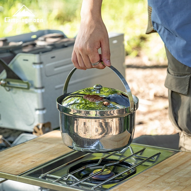 CAMPINGMOON CC-21 Stewed Rice  - Camping Cooking Pot Stainless Steel recensie en prijs
