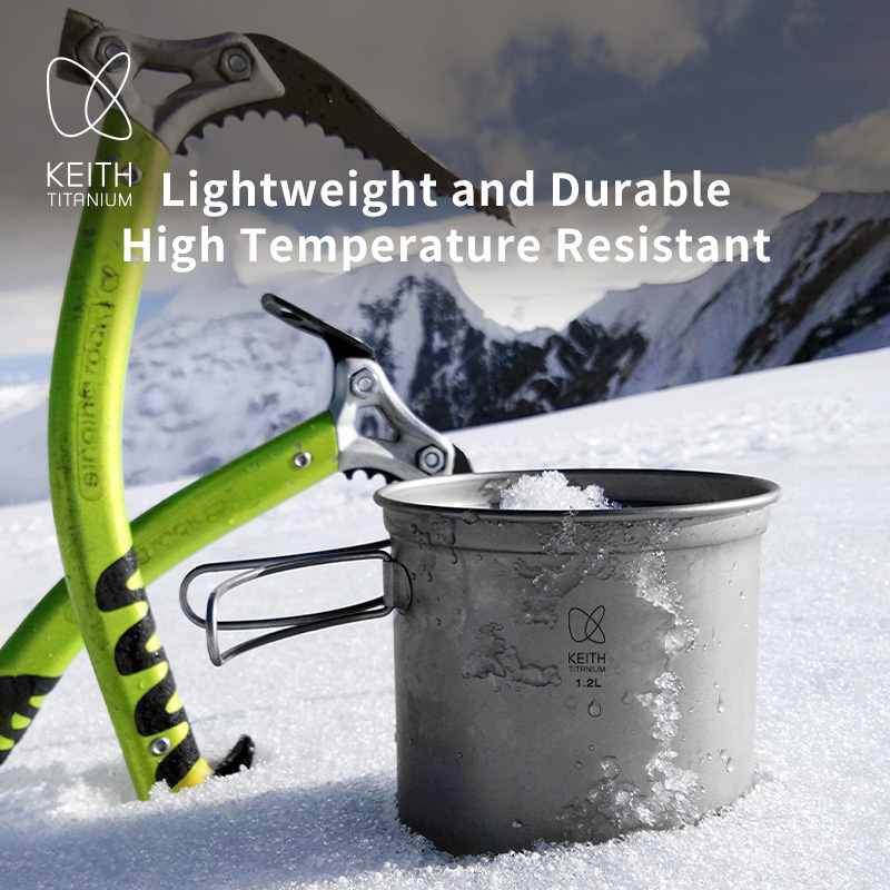 Keith  3-Piece Titanium Cook S - Nesting Camping Cooking Set recensie en prijs
