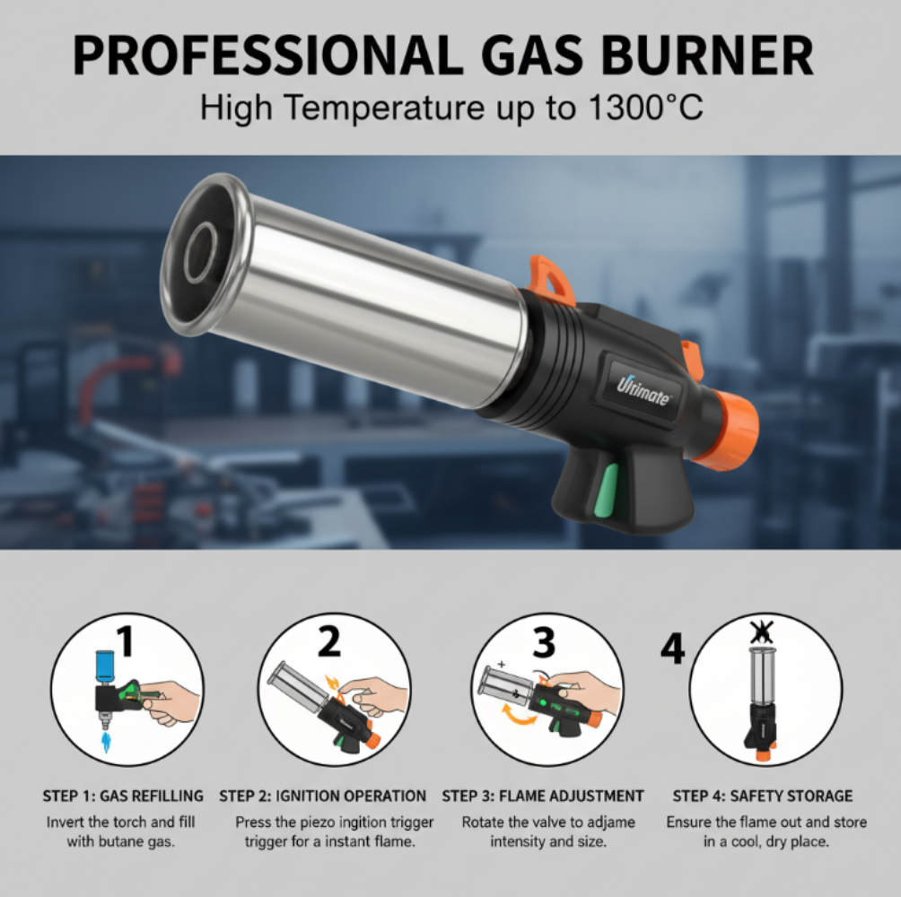Portable Metal Butane Gas Torc - Camping Cooking Flame recensie en prijs
