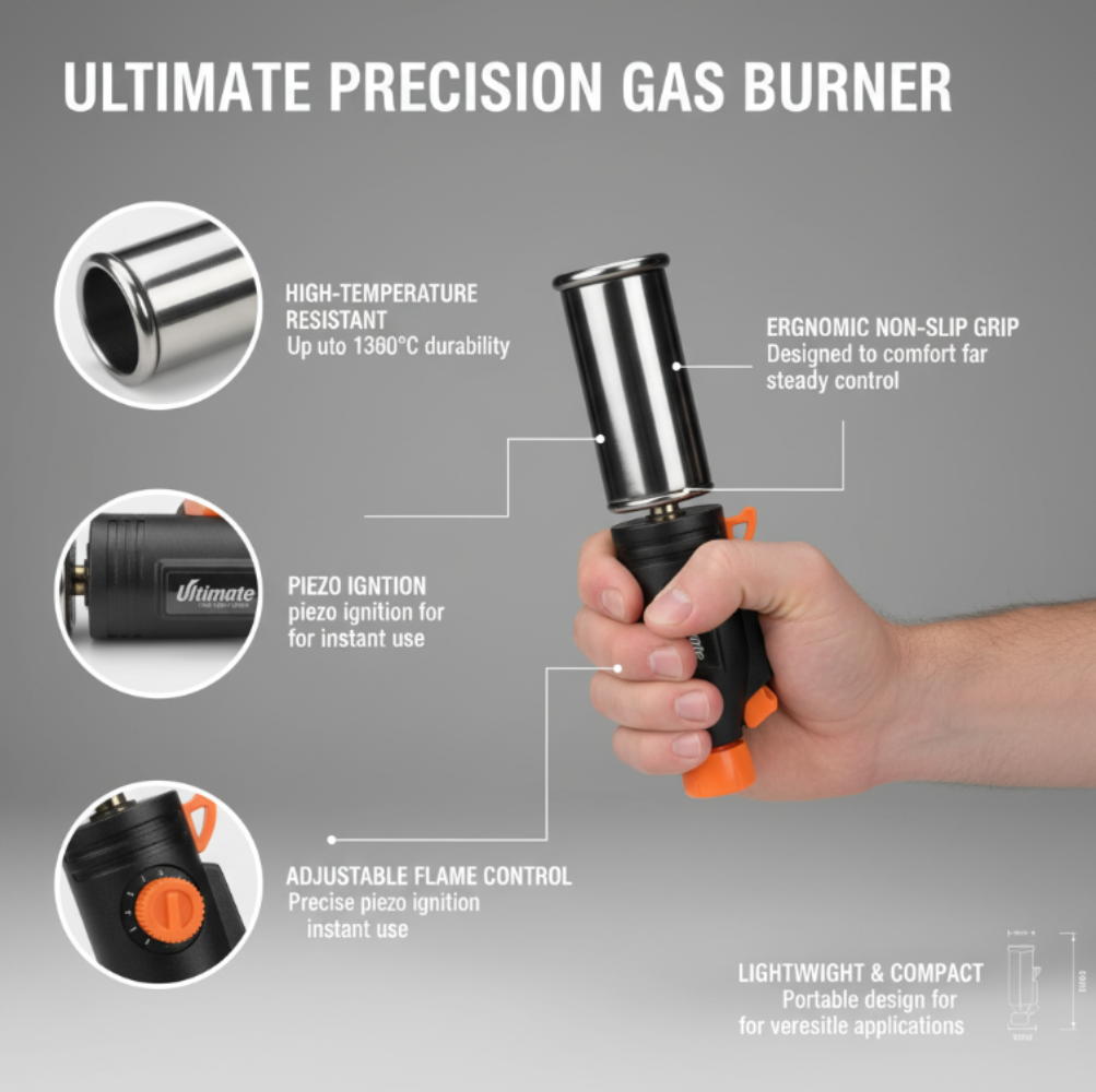 Portable Metal Butane Gas Torc - Camping Cooking Flame recensie en prijs