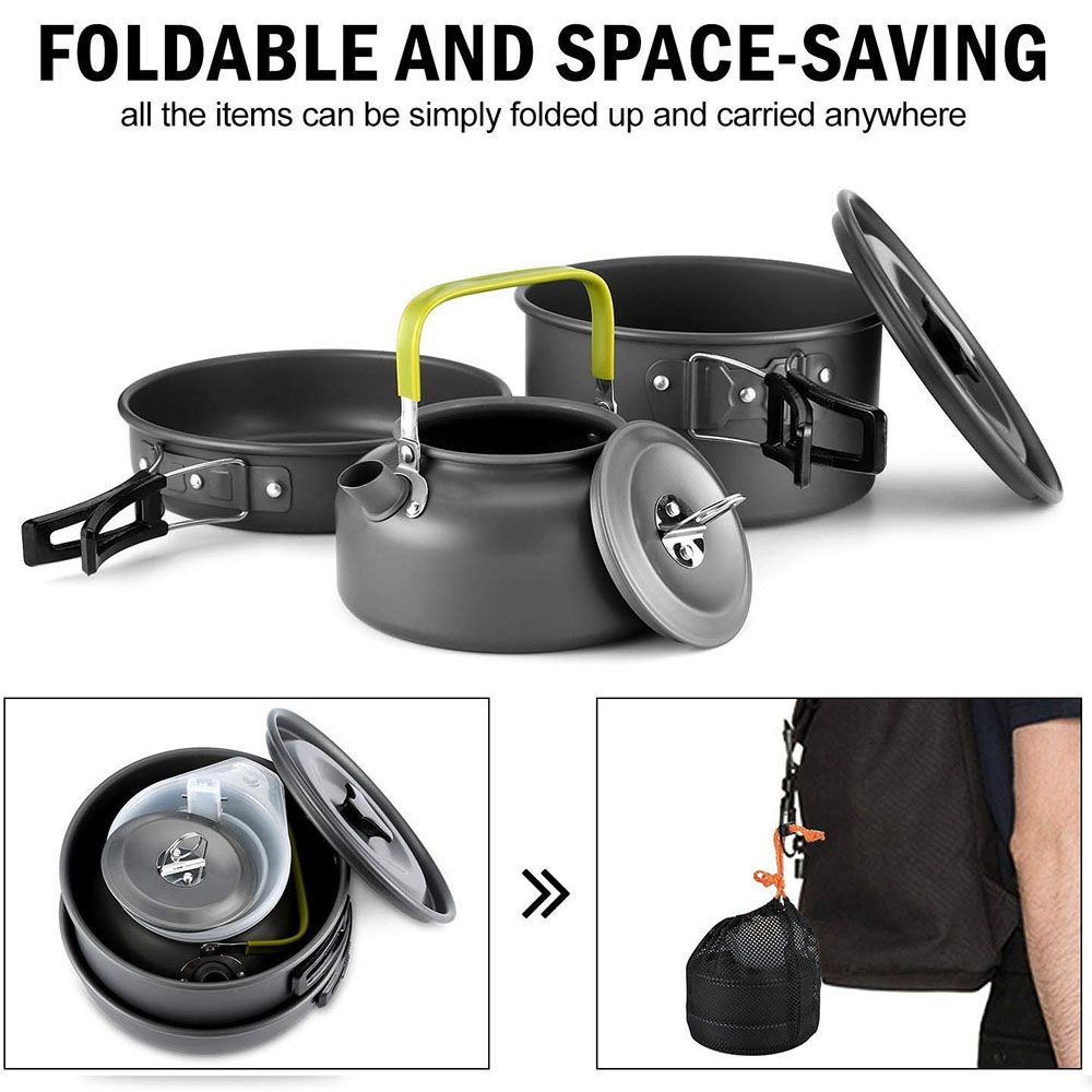 Outdoor camping cookware set a - Camping Cooking Set 2 Person recensie en prijs