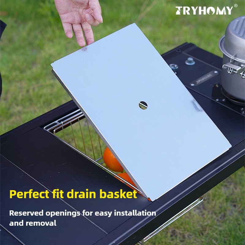 One Unit Drain Basket Cover 3  - Camping Cooking Basket recensie en prijs