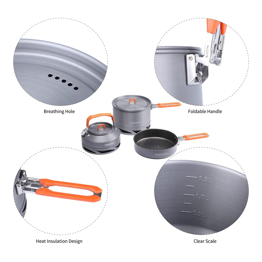 Fire Maple Camping Cookware Ut - Camping Cooking Utensil Organizer recensie en prijs
