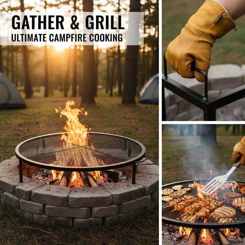 Black Round Cooking Grid 36 In - Camping Cooking Portable recensie en prijs