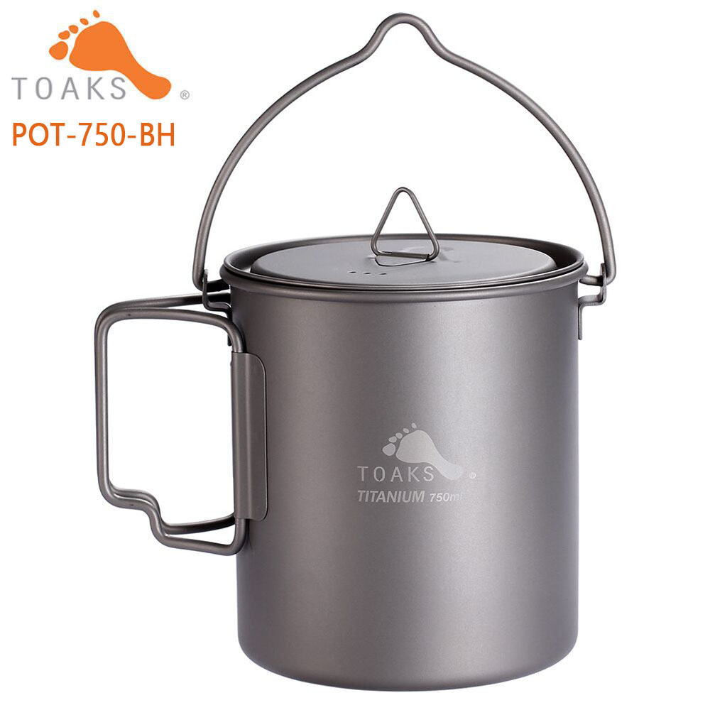 TOAKS TITANIUM POT WITH BAIL H - Mess Kit Titanium recensie en prijs