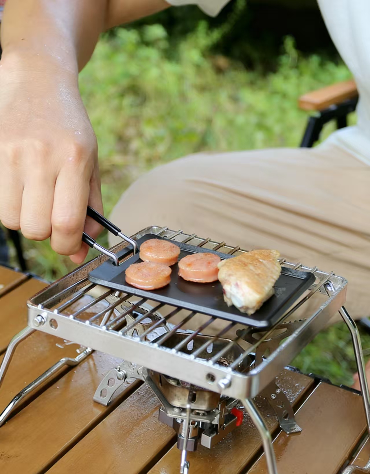 Mini Camping Frying Pan Portab - Camping Cooking Pot Stainless Steel recensie en prijs