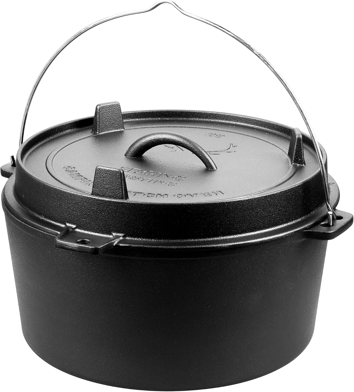 8QT Pre-Seasoned Cast Iron Cam - Camp Dutch Oven Cast recensie en prijs