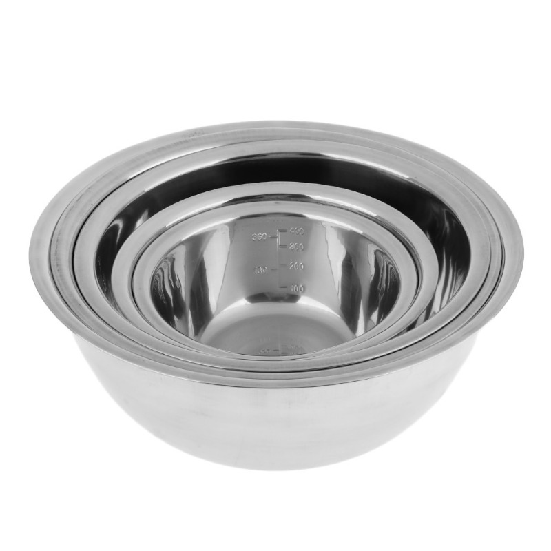 5pcs/set Stainless Steel Mixin - Nesting Camping Cooking Set recensie en prijs