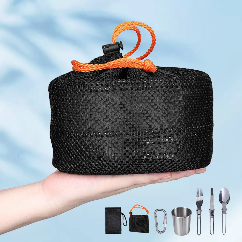 Camping Cookware Kit Kettle Po - Camping Cooking Pot Stainless Steel recensie en prijs