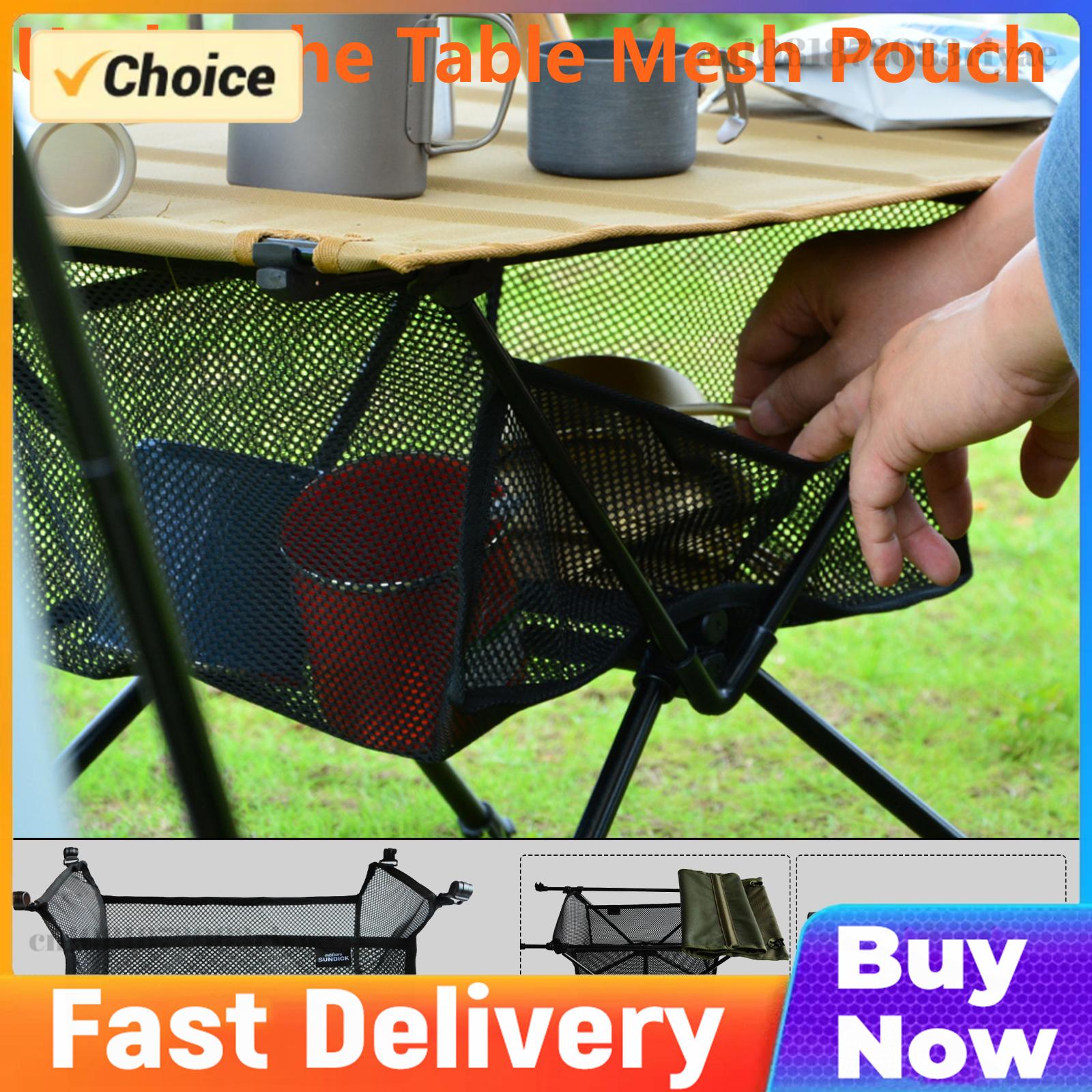 Under the Table Mesh Pouch Out - Camping Cooking Utensil Holder recensie en prijs