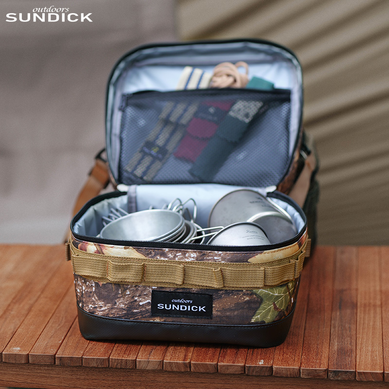 1 Black/Brown/Army Green/Camo  - Camping Cooking Utensil Organizer recensie en prijs