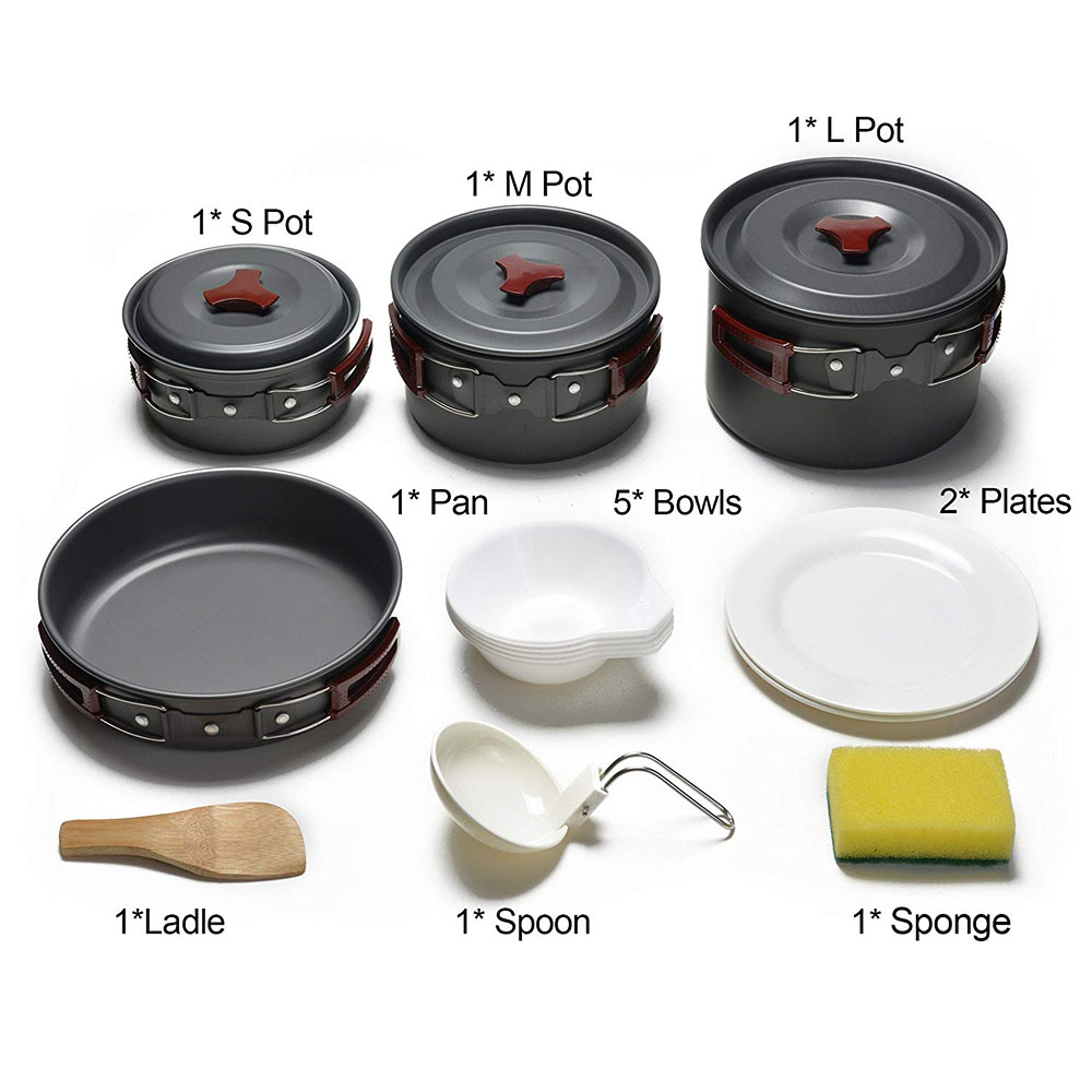 Outdoor Camping Cookware Kit N - Camping Cooking Basket recensie en prijs