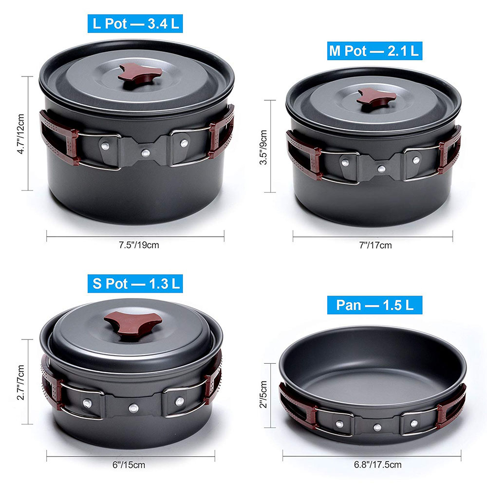 Outdoor Camping Cookware Kit N - Camping Cooking Basket recensie en prijs