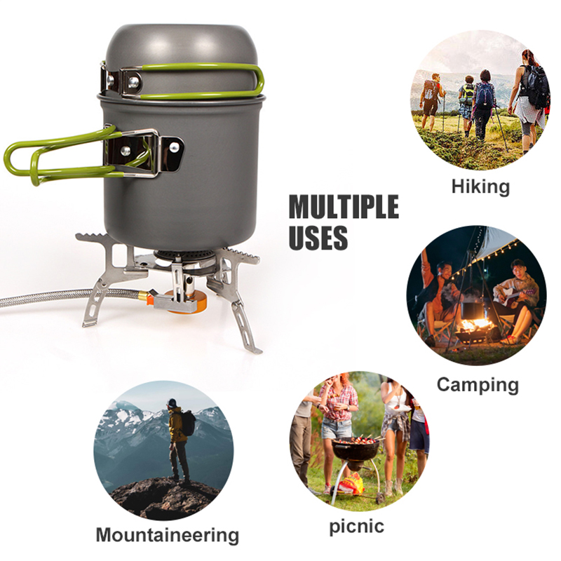 WESTTUNE Camping Pot Hiking Co - Camping Cooking Set 2 Person recensie en prijs