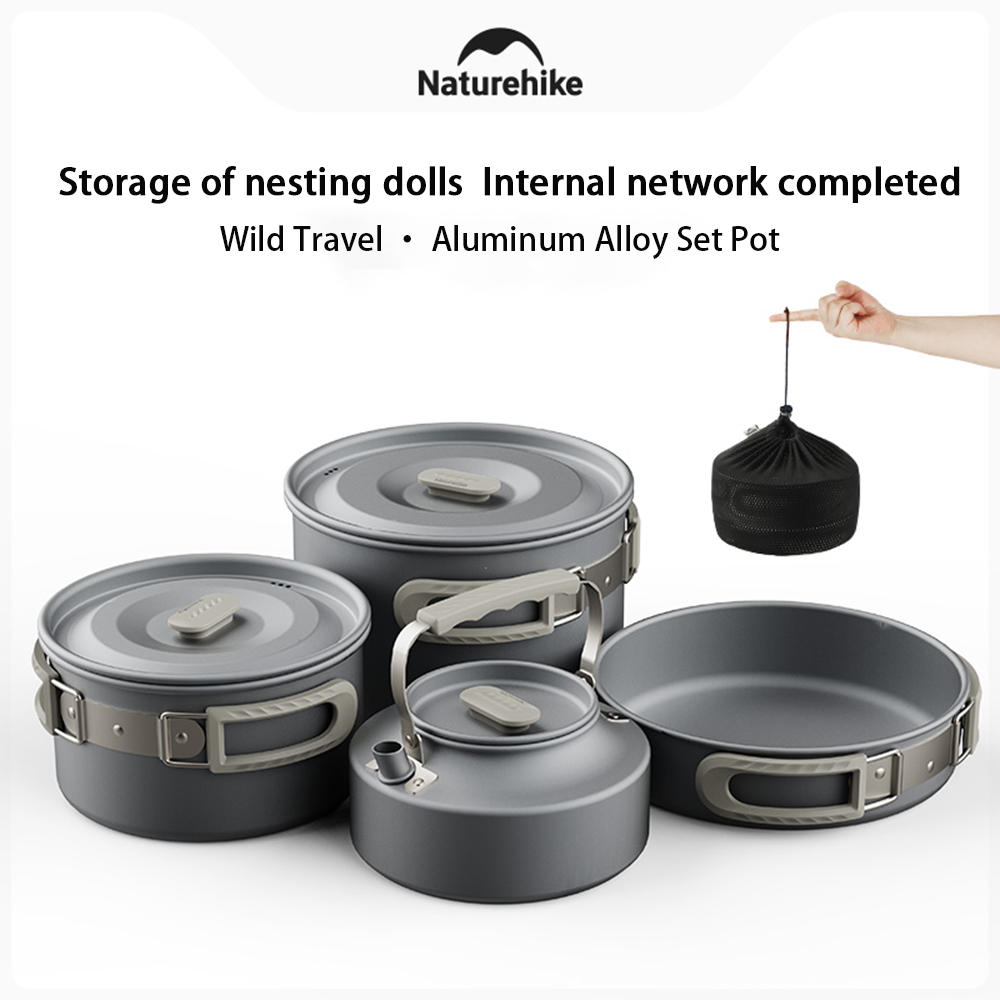 Naturehike Outdoor Pot Set,Cam - Camping Cooking Pot Stainless Steel recensie en prijs
