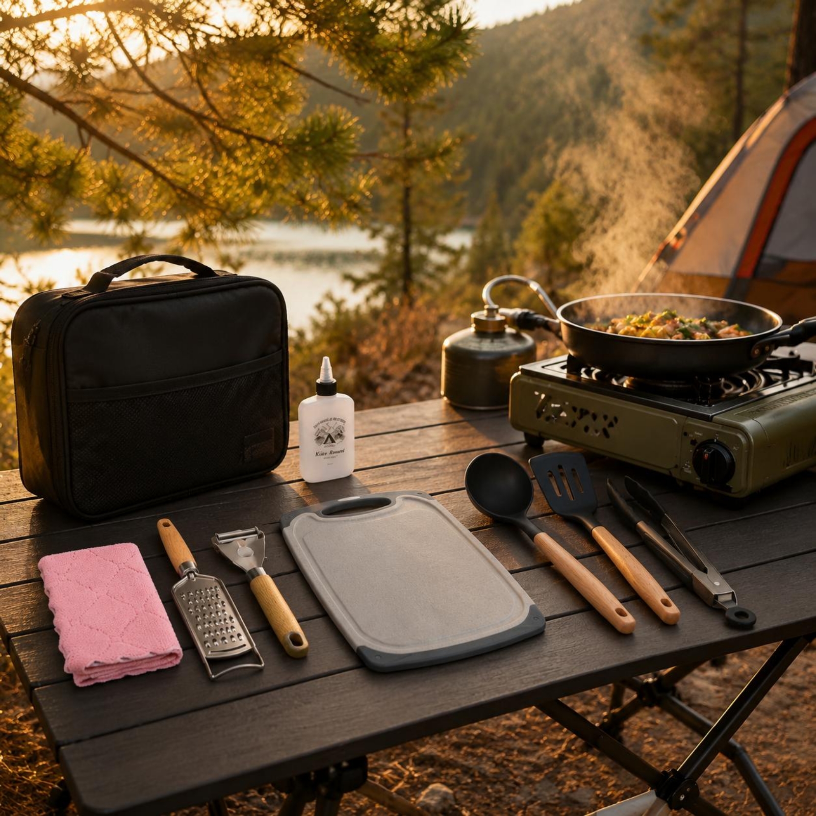 Portable Camping Cookware Kit  - Camping Cooking Kits recensie en prijs