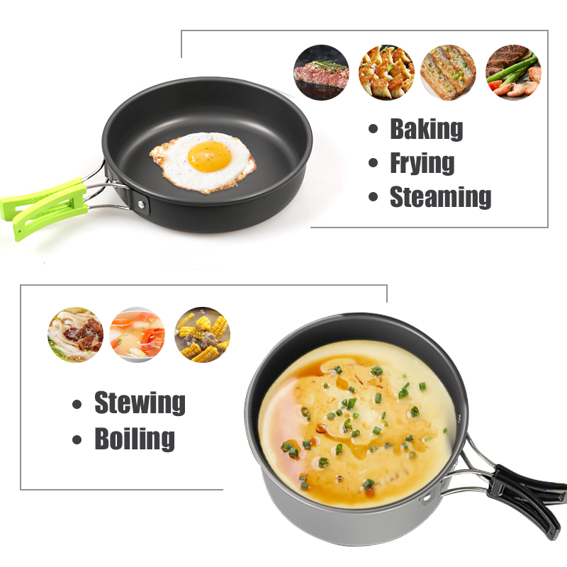 WESTTUNE Camping Cookware Kit  - Camping Cooking Set 2 Person recensie en prijs
